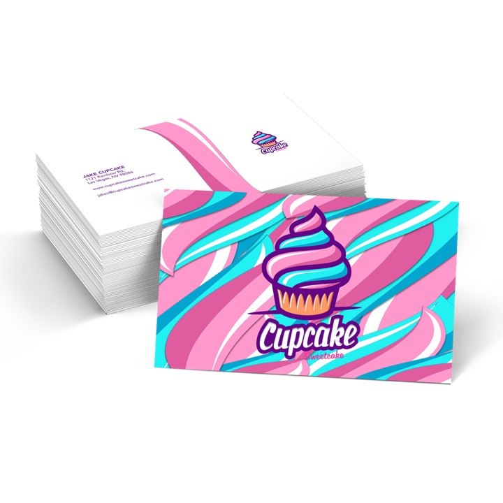 Sample of printed business cards