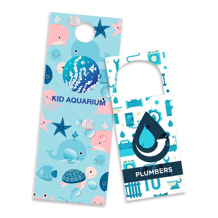 Sample of printed door hangers